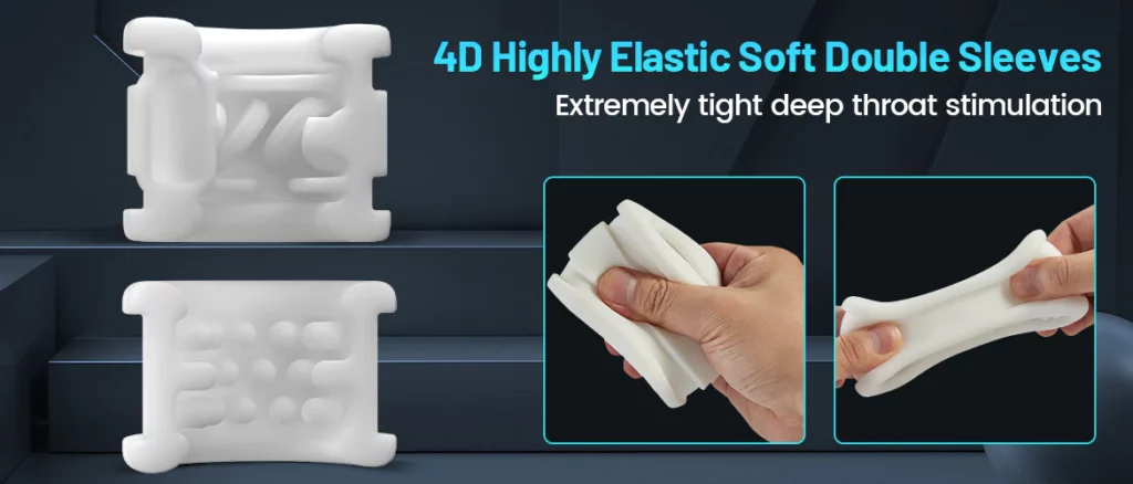 4d highly elastic soft double sleeves 